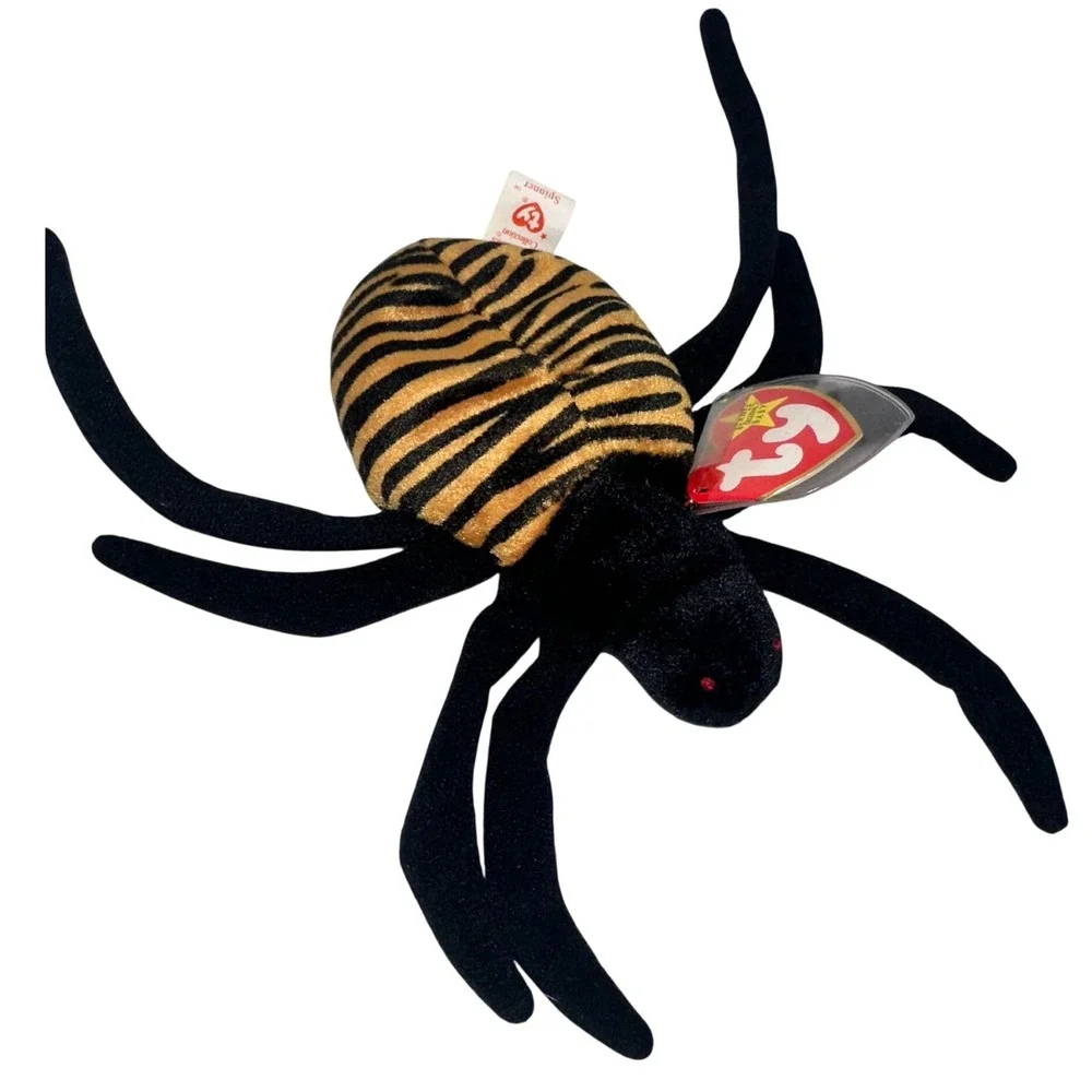 Ty Beanie Baby- Spinner The Spider- Original Baby